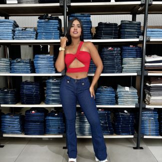 jeans bota ancha ref . RAYA